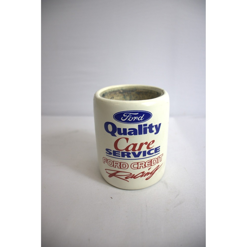 Ford Racing Quality Care Service Ceramic Mug Shot Glass Collectible